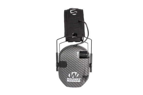 Walker's Razor slim dual-microphone hearing protection have a fancy carbon fiber finish and effective 23 dB noise reduction rating